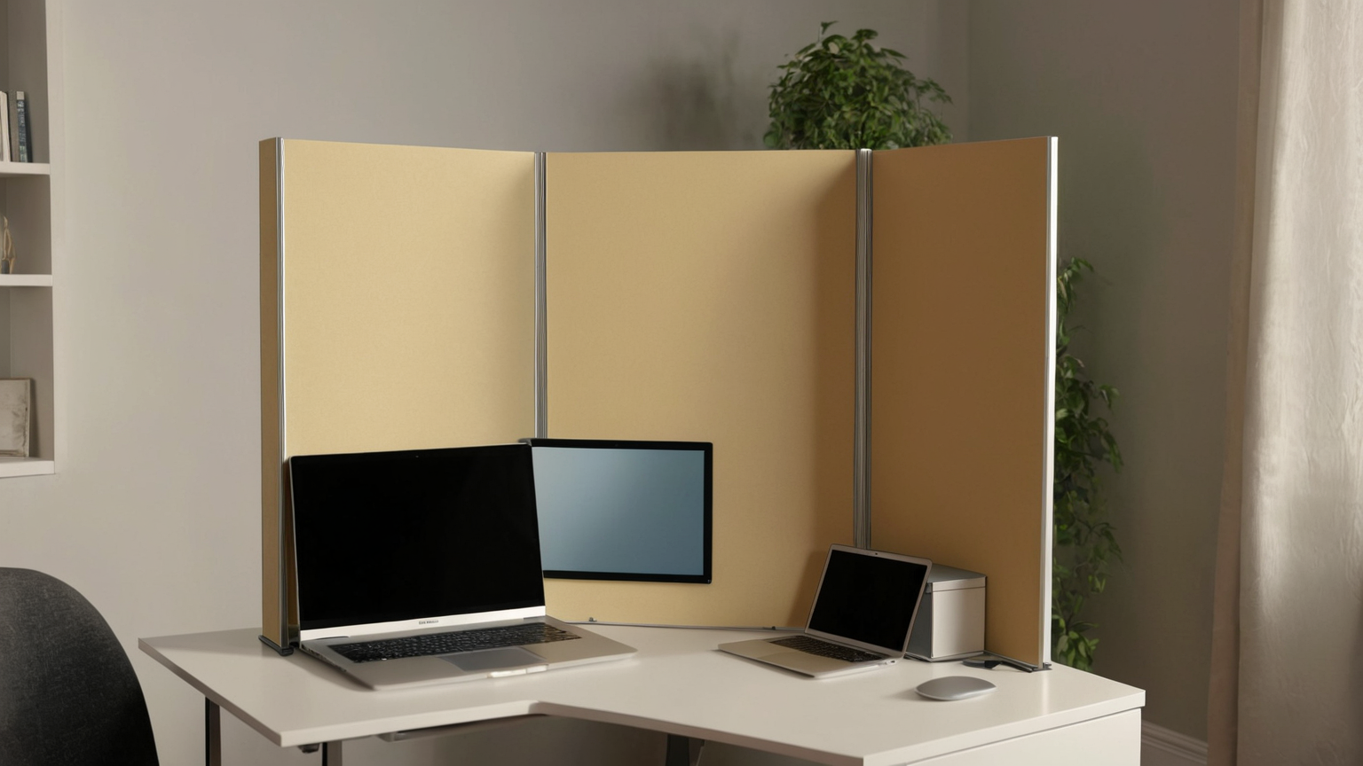 Control screens and reflective surfaces