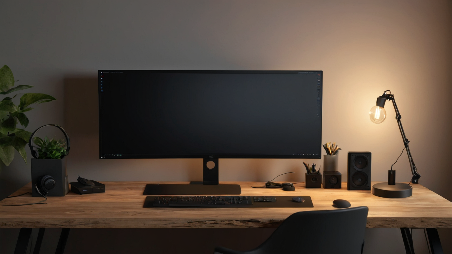 Video meeting setup with reduced visual triggers