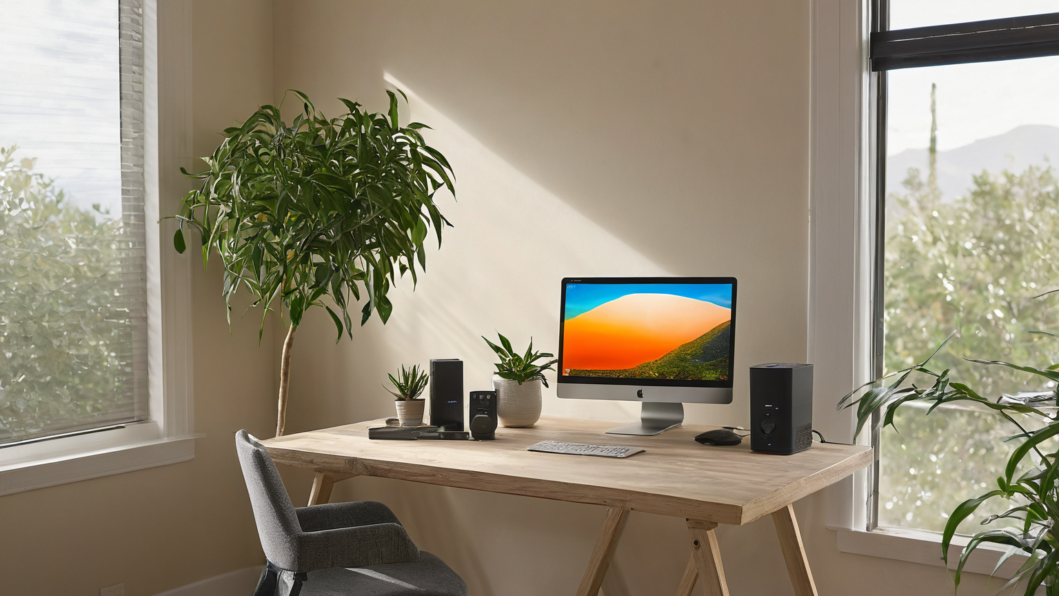 Wildfire Smoke Remote Workday Plan: AQI, Clean Room, Meetings, and Recovery